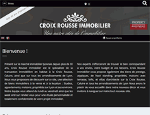 Tablet Screenshot of croixrousse-immobilier.com
